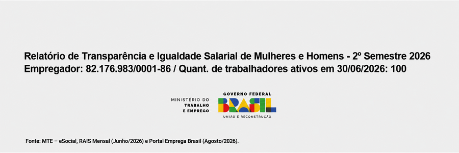 Relatório de Transparência e Igualdade Salarial – 2º semestre de 2026.